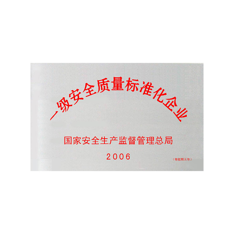 National first-class Safety Enterprise